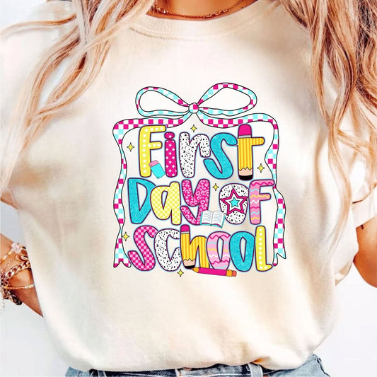 First Day of School Coquette - DTF Transfer - PrintPony®