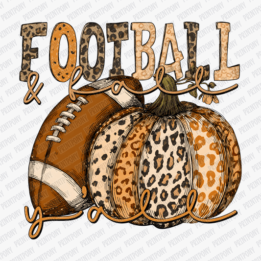 Football and Fall Y'all DTF Transfer - PrintPony™
