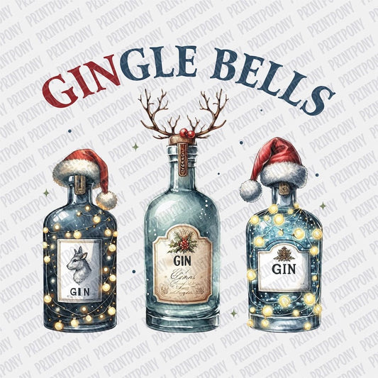 Gingle Bells DTF transfer - Print Pony‚Ñ¢