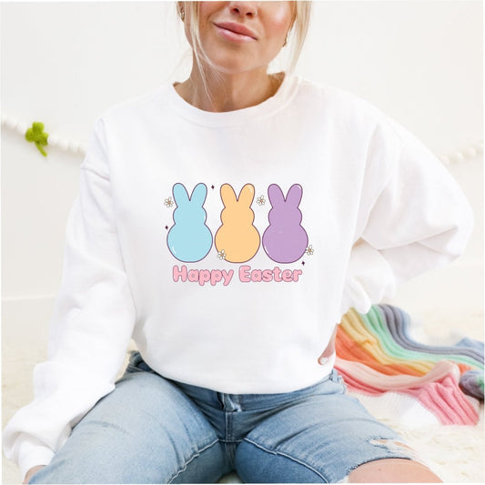 Happy Easter Bunnies - Easter DTF Transfer - PrintPony