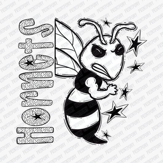 Hornets Dotted Design DTF Transfer - PrintPony™