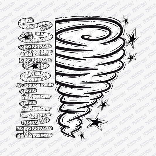 Hurricanes Dotted Design DTF Transfer - PrintPony™