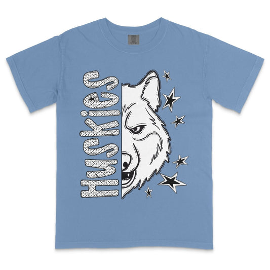 Huskies Dotted Design DTF Transfer - PrintPony™