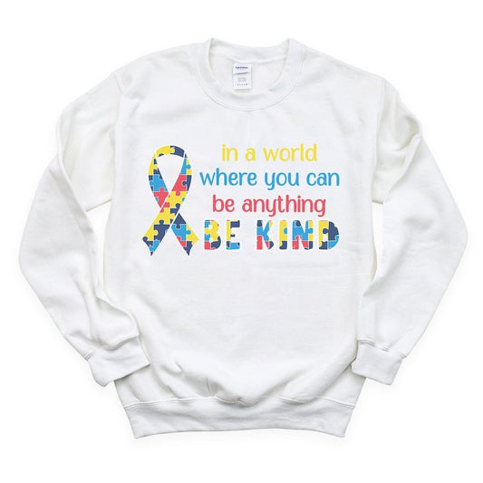 In a world where you can be anything, be kind DTF Transfer - PrintPony