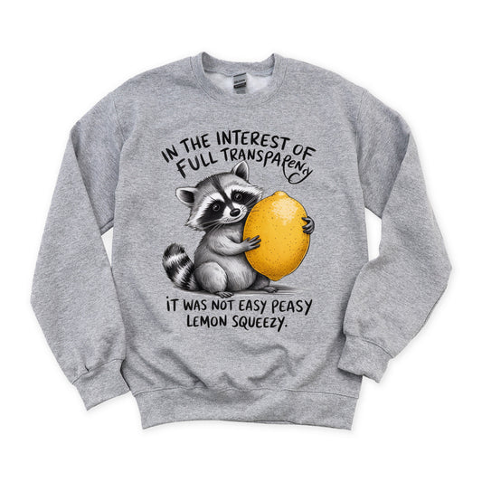 In the Interest of Full Transparency, It was not Easy Peasy, Lemon Squeezy - DTF Transfer