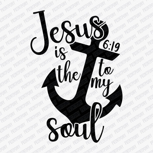 Jesus is the Anchor to my Soul DTF Transfer - PrintPony®