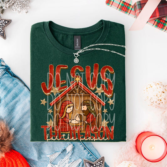 Jesus is the Reason for the Season DTF transfer - PrintPony
