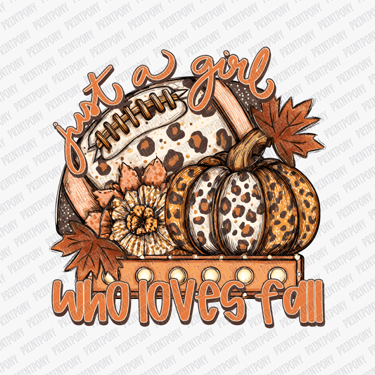 Just a Girl Who Love's Fall - DTF Transfer - PrintPony™