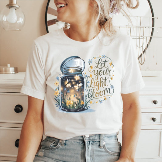 Let Your Light Bloom DTF Transfer - PrintPony®