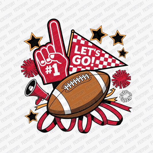 Let's Go 1 DTF Transfer - PrintPony™