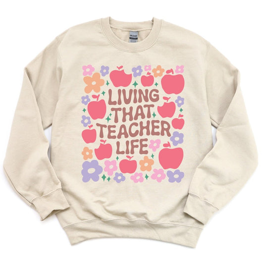 Living That Teacher Life - DTF Transfer - PrintPony®