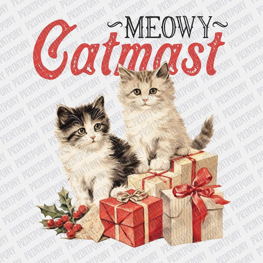 Meowy Catmast DTF transfer - PrintPony
