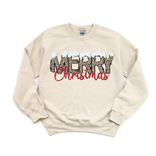 Merry Christmas Cheetah Print DTF transfer - PrintPony®