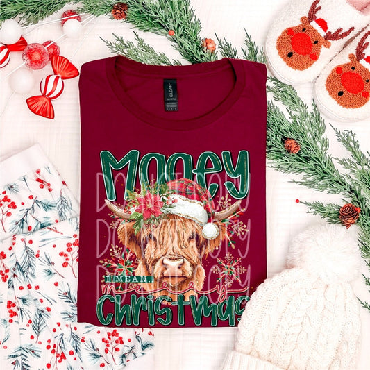 Mooey, I Mean Merry Christmas DTF transfer - PrintPony