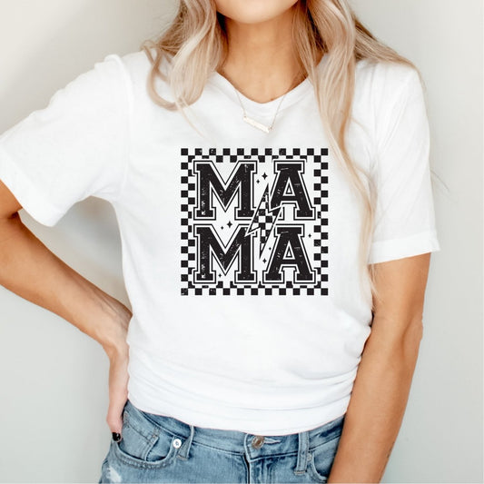 Mother hood (Black Checkered) - DTF transfer - PrintPony®