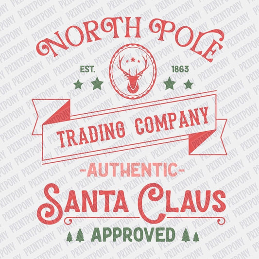 North Pole Trading Company DTF transfer - Print Pony‚Ñ¢