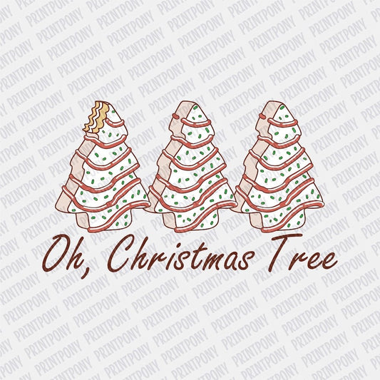 Oh, Christmas Tree DTF transfer - Print Pony‚Ñ¢