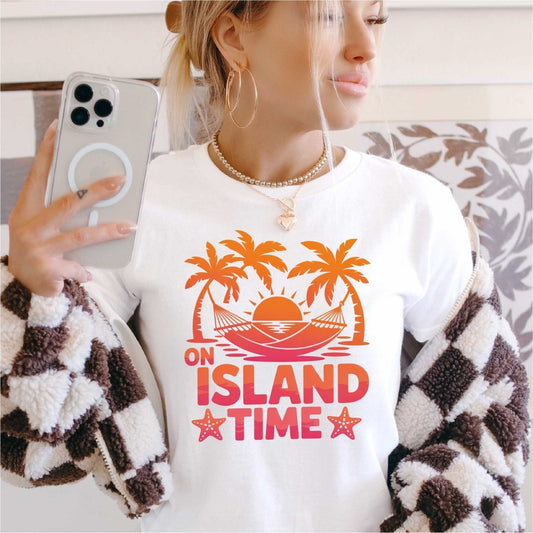 On Island Time - DTF transfer - PrintPony