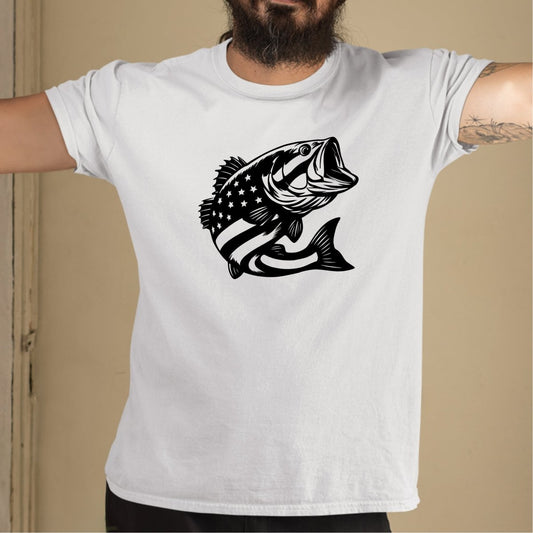 Patriotic Bass DTF Transfer - PrintPony®