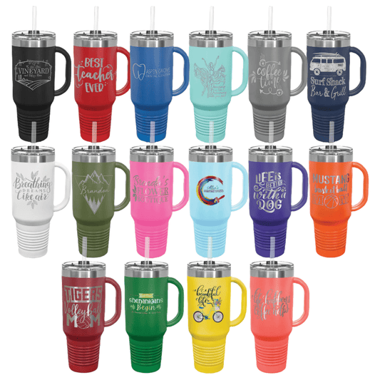 Personalized Custom Engraved Large Polar Camel Travel Mugs 40 oz. - PrintPony