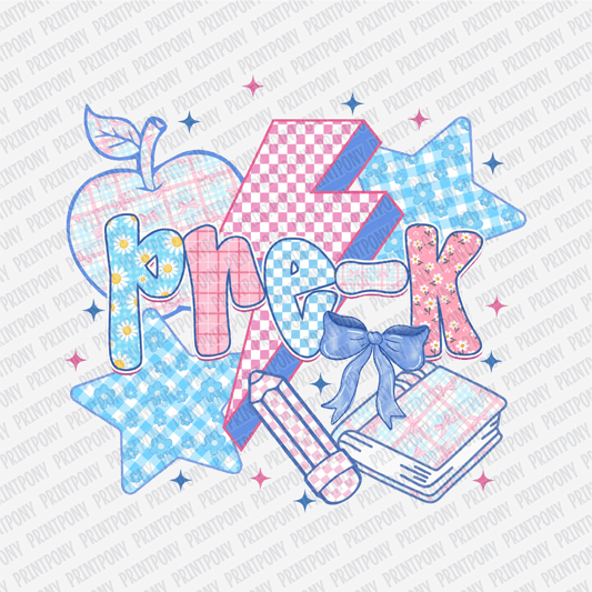 Pre - K Pastel Coquette - DTF Transfer - PrintPony®