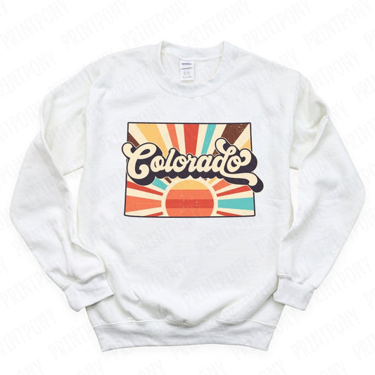 Retro Colorado State DTF Transfer - Ready to Press - PrintPony®