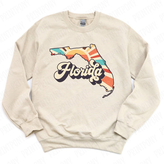 Retro Florida State DTF Transfer - Ready to Press - PrintPony®