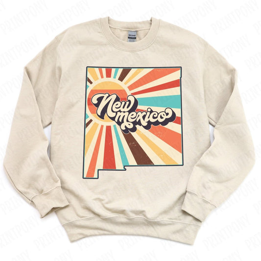 Retro New Mexico State DTF Transfer - Ready to Press - PrintPony®