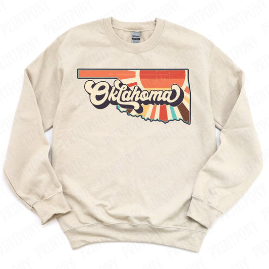 Retro Oklahoma State DTF Transfer - Ready to Press - PrintPony®