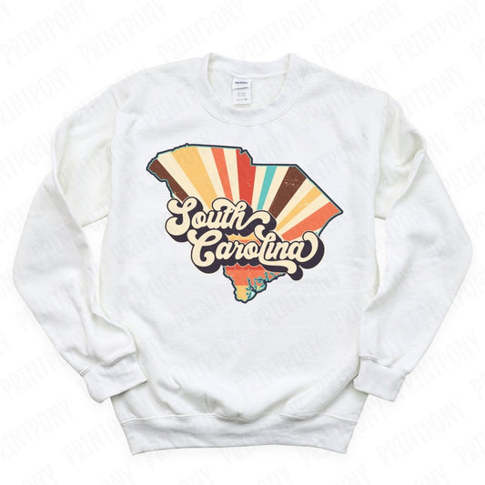 Retro South Carolina State DTF Transfer - Ready to Press - PrintPony®