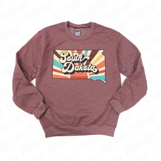Retro South Dakota State DTF Transfer - Ready to Press - PrintPony®
