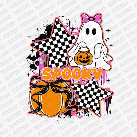 Retro Spooky Halloween DTF Transfer - PrintPony™