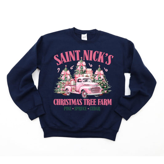 Saint Nick's Christmas Tree Farm DTF transfer - PrintPony®