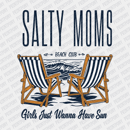 Salty Moms Club - DTF transfer - PrintPony
