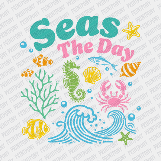 Seas the Day - DTF transfer - PrintPony