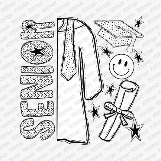 Senior Dotted DTF transfer - PrintPony™