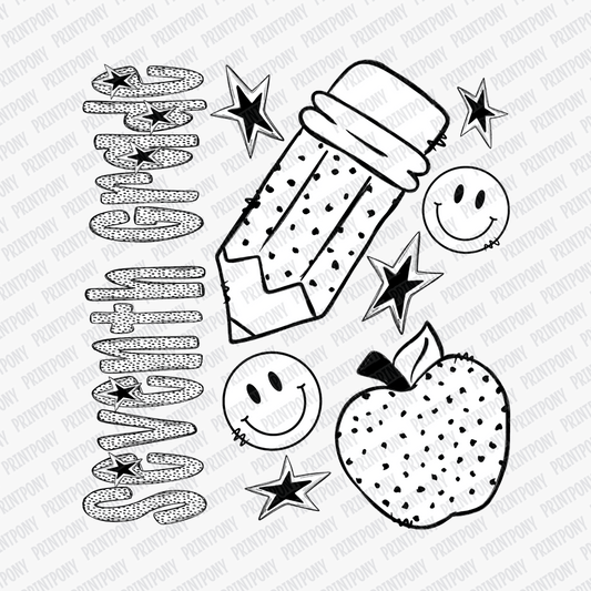 Seventh Grade Dotted DTF transfer - PrintPony™