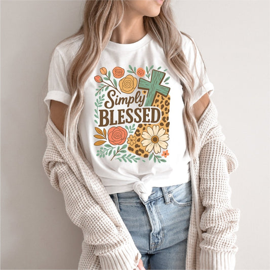 Simply Blessed Floral - DTF Transfer - PrintPony®