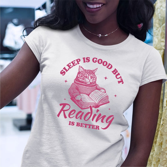 Sleep Is Good, but Reading Is Better - DTF Transfer - PrintPony®