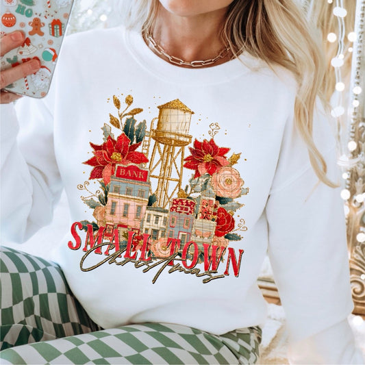 Small Town Christmas DTF transfer - PrintPony