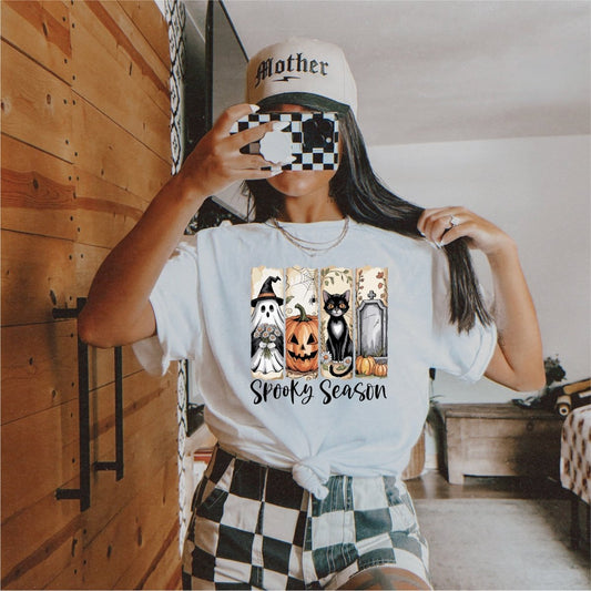 Spooky Season Brushstrokes Halloween DTF Transfer - PrintPony™