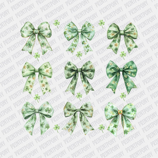 St. Patrick's Day Coquette Ribbons DTF Transfer - Print Pony™