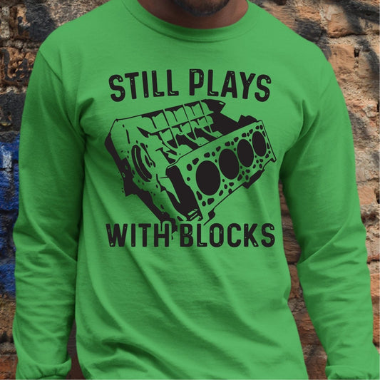 Still Plays with Blocks DTF Transfer - PrintPony®