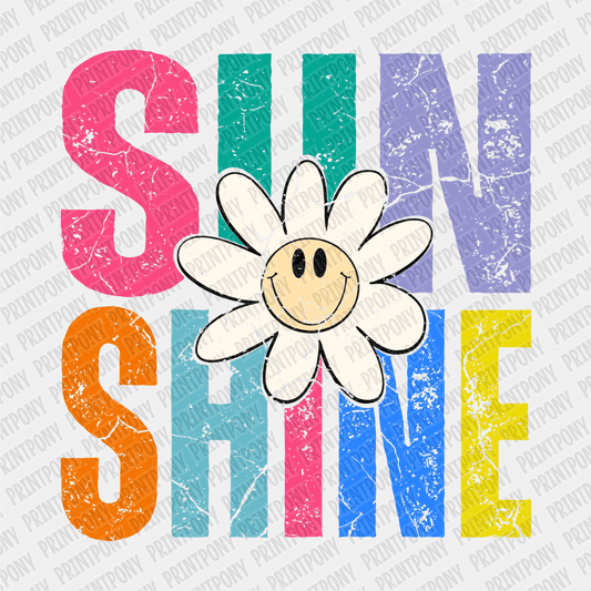 Sun Shine Daisy - DTF transfer - PrintPony