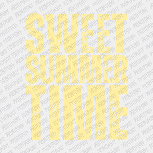 Sweet Summer Time Neon DTF transfer - PrintPony