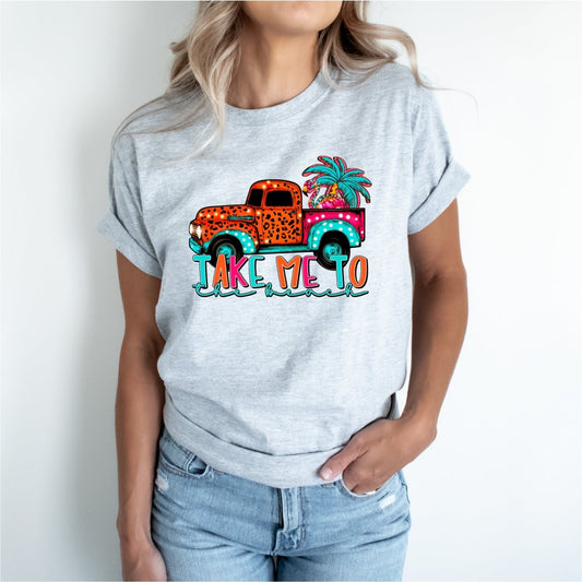 Take me to the Beach - DTF transfer - PrintPony