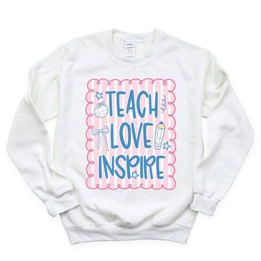 Teach, Love, Inspire Coquette - DTF Transfer - PrintPony®