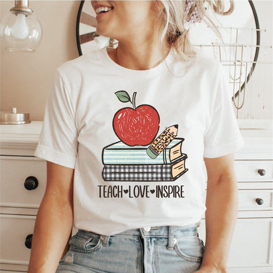 Teach, Love, Inspire - DTF Transfer - PrintPony®