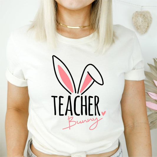 Teacher Bunny DTF Transfer - PrintPony