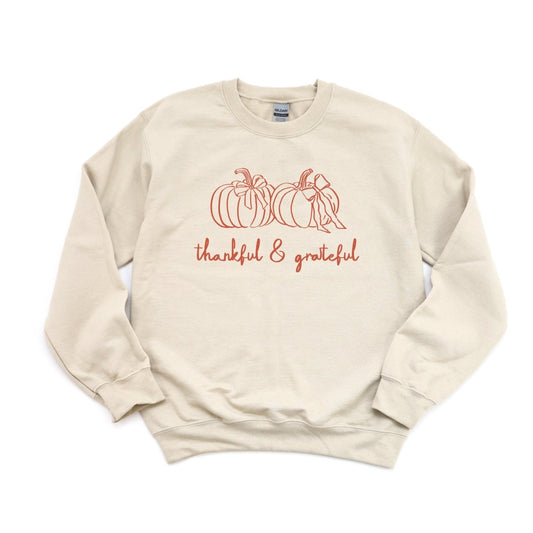 Thankful and Grateful (orange) DTF Transfer - PrintPony™